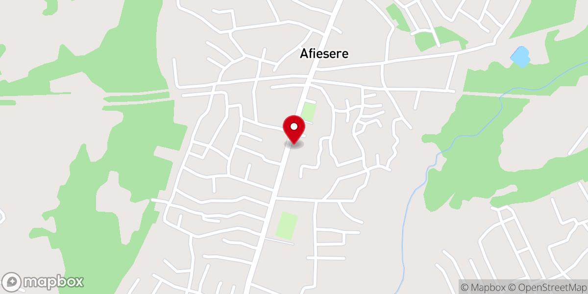 Map showing location of Holy Cross Catholic Church
