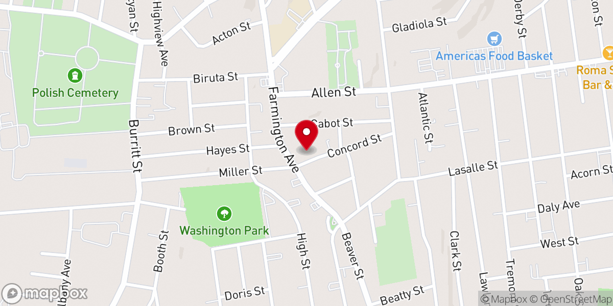 Map showing location of Church of the Transfiguration