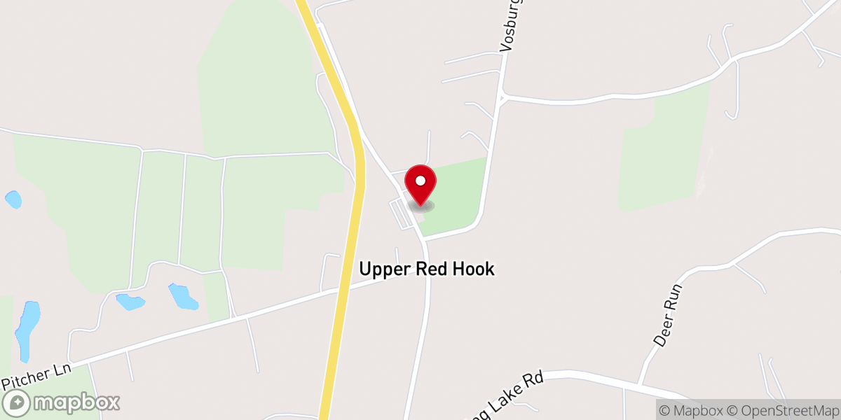 Map showing location of Saint John's Reformed Church - Food Distribution Center