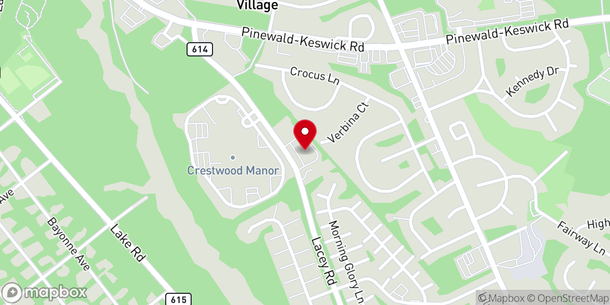 Map showing location of Whiting United Methodist Church