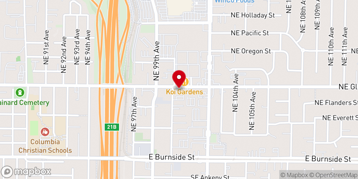 Map showing location of Church of Grace
