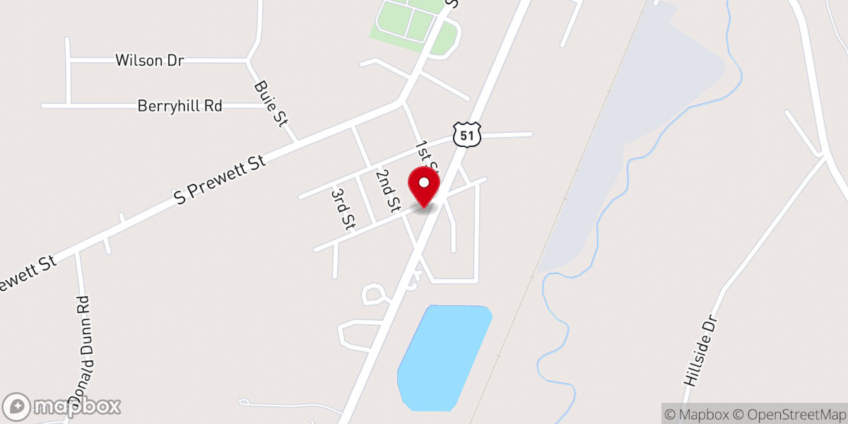 Map showing location of Empowering Life Baptist Church
