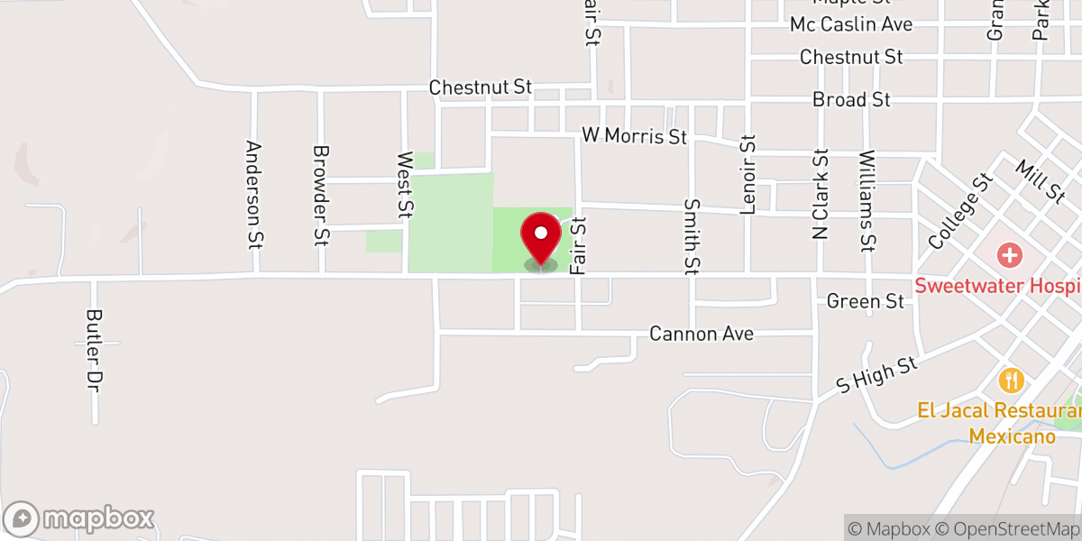 Map showing location of Engleman Park