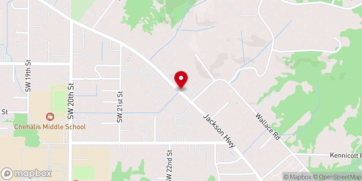 Map showing location of St. John's Lutheran Church - 2190 Jackson Hwy