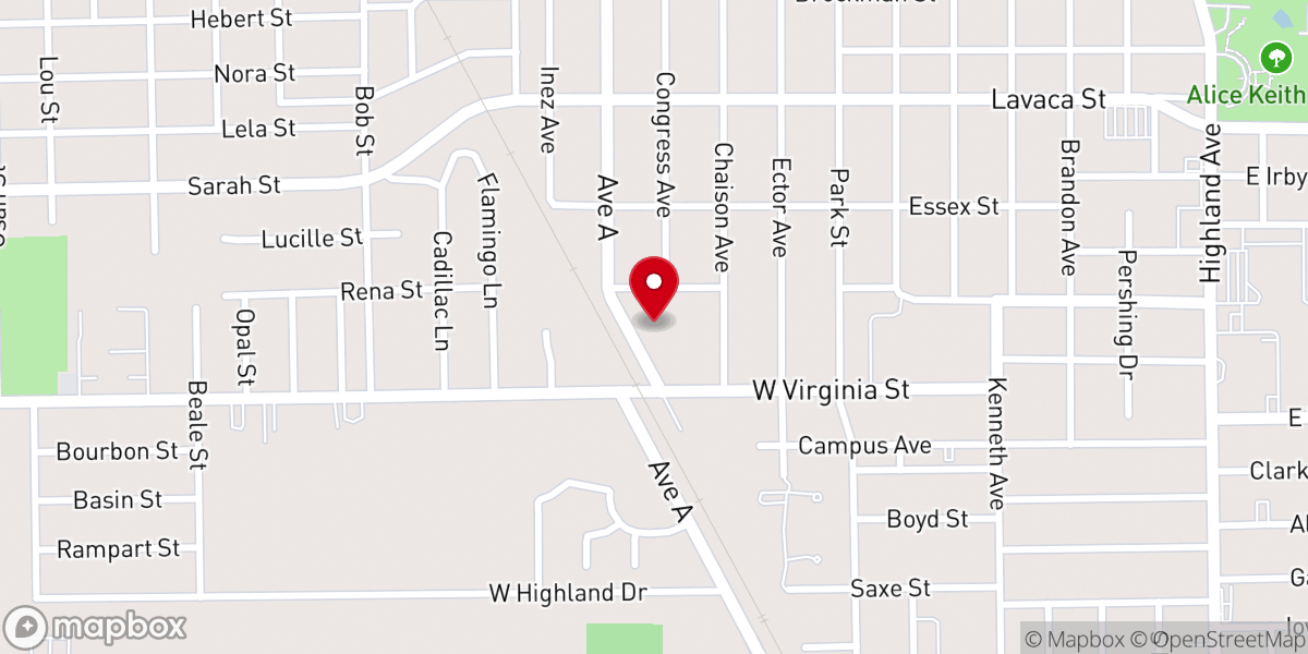 Map showing location of Our Lady of the Assumption Catholic Church