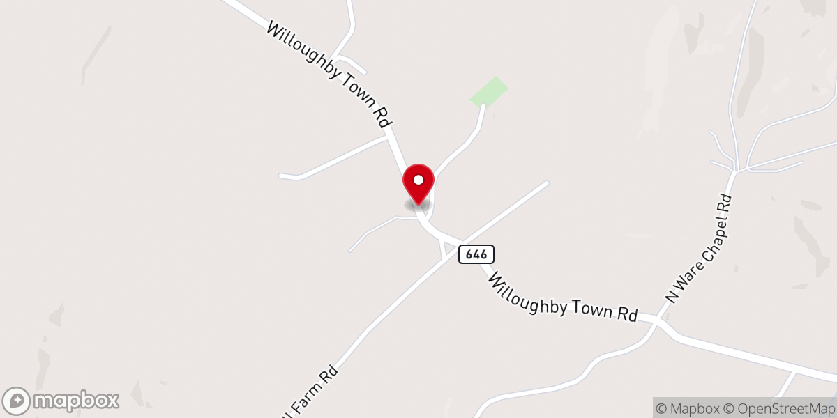 Map showing location of The Patch At Rose Farm