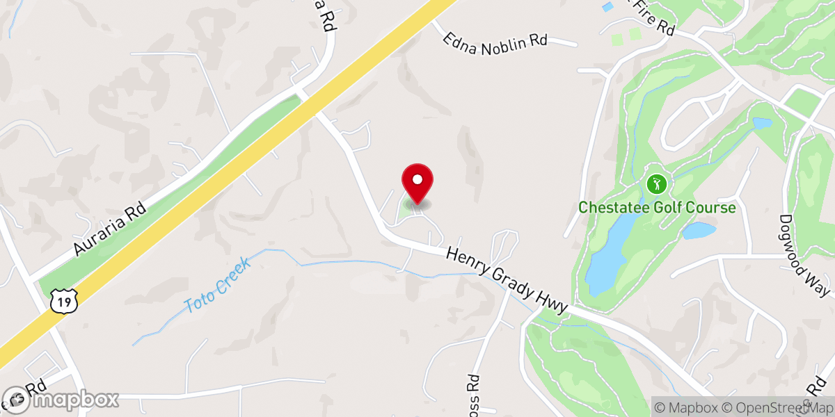 Map showing location of Pleasant Hill Church