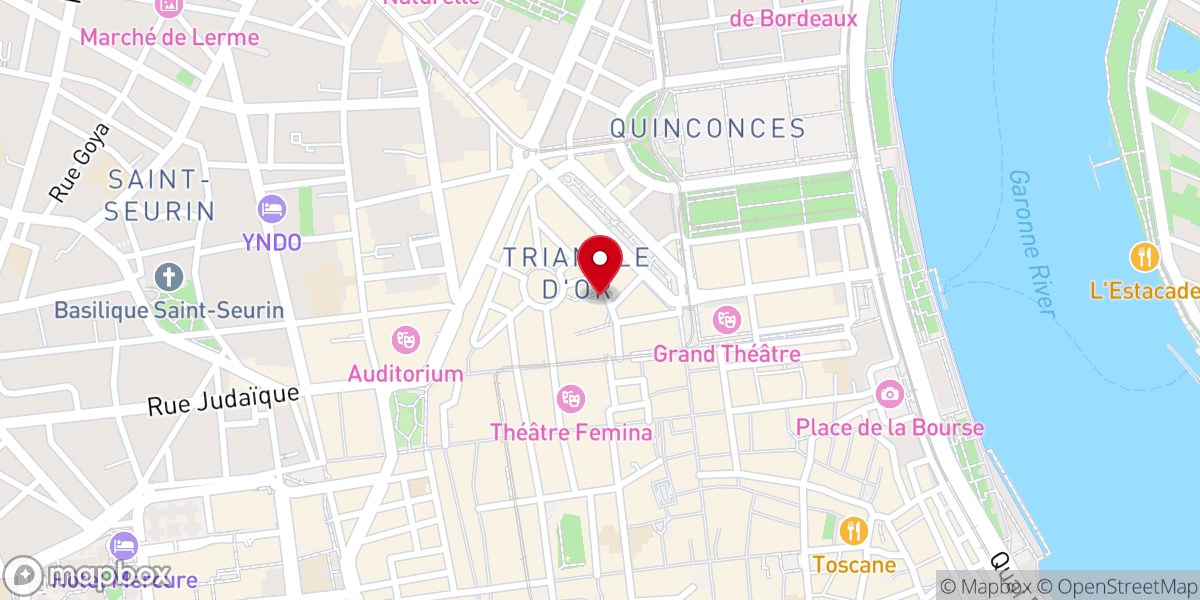 Map showing location of Statue de Goya