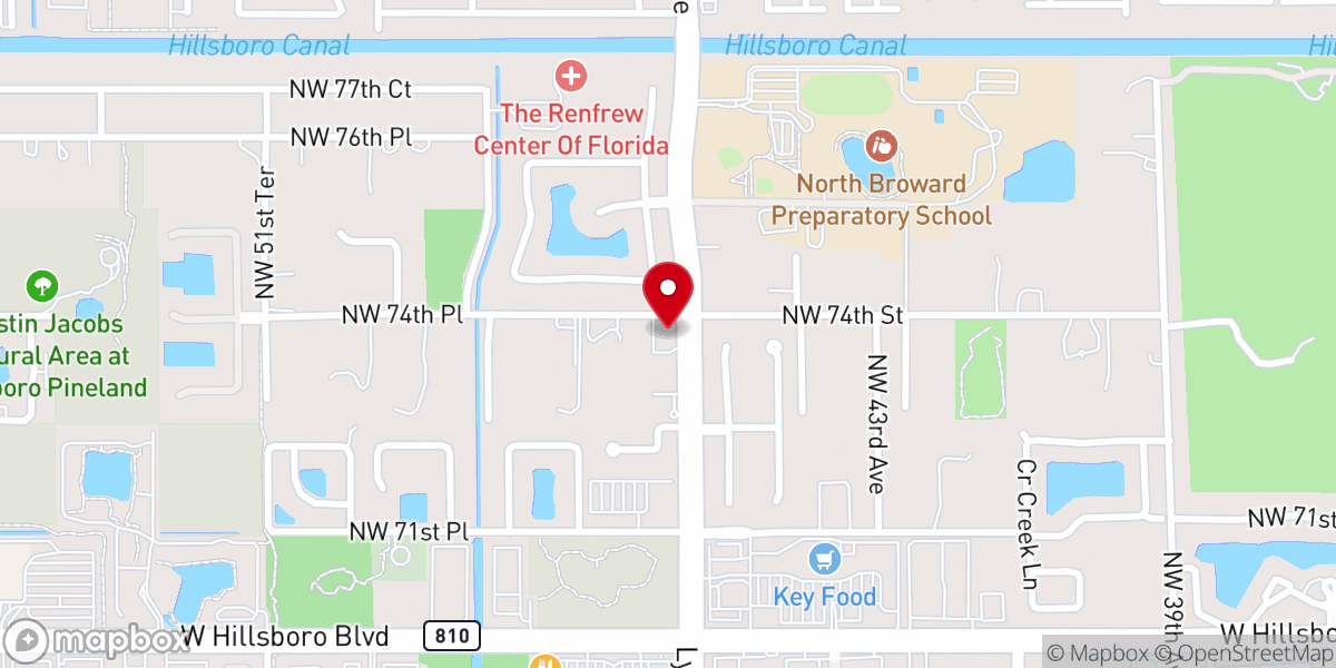 Map showing location of House of Rest Church of God Jesus Christ