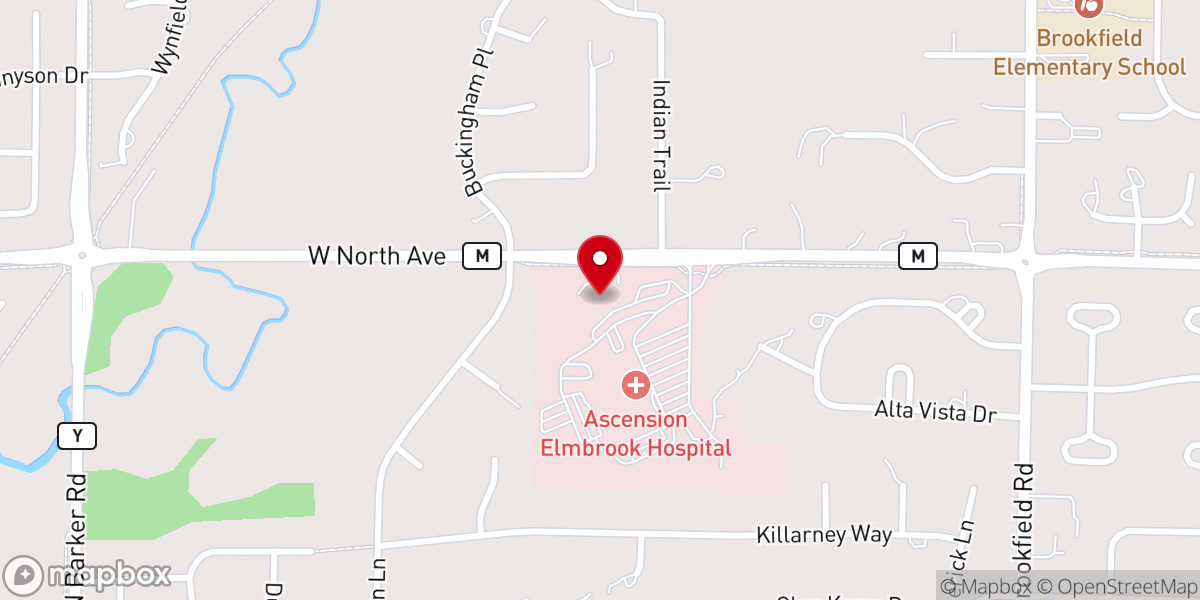 Map showing location of Ascension Living Franciscan Place