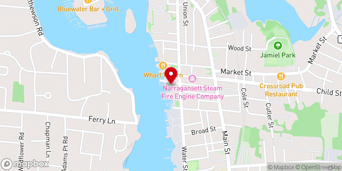 Map showing location of Warren River Boatworks Inc