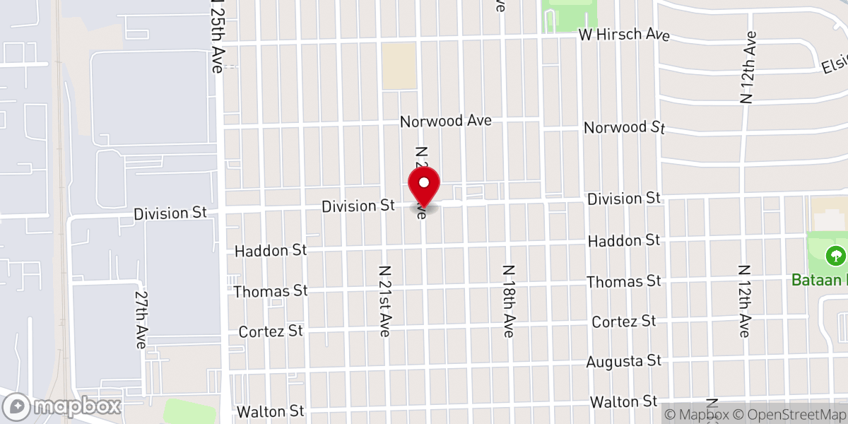 Map showing location of Good Shepherd Christian Center