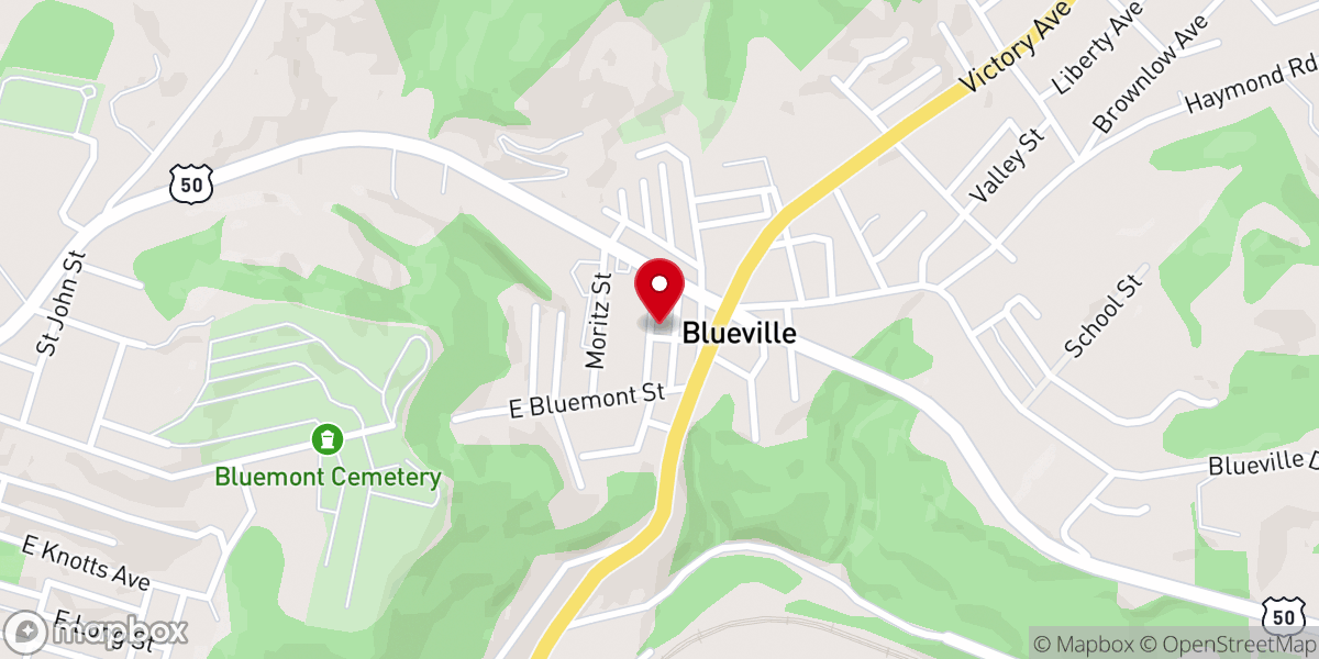Map showing location of Well Evangelical Methodist Church