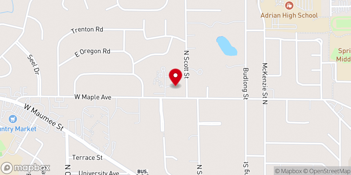 Map showing location of Element Church