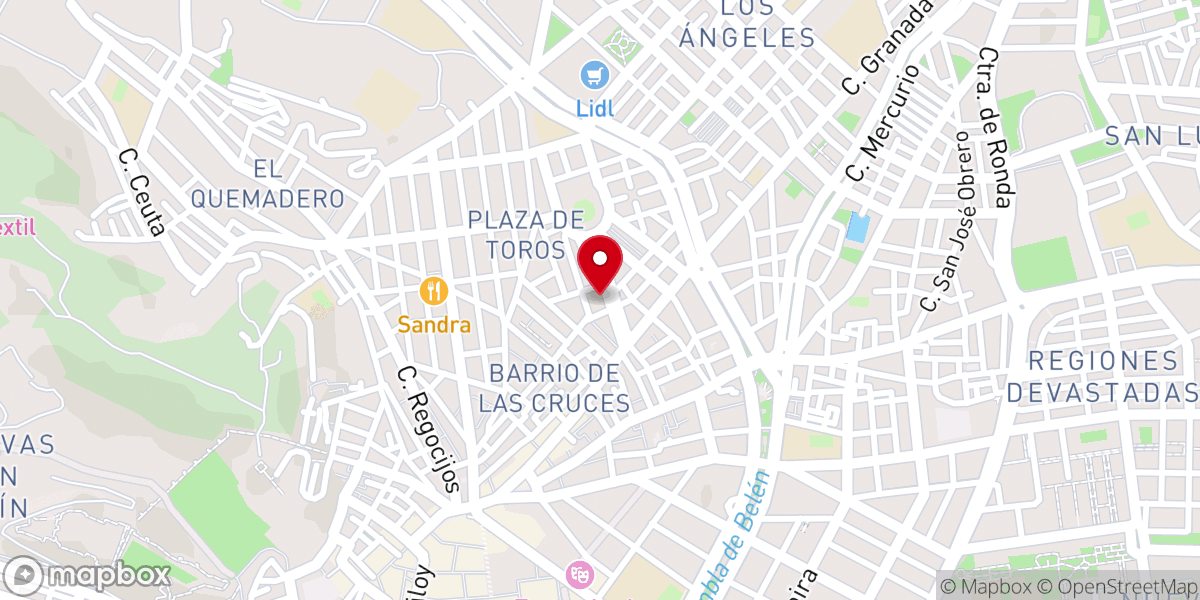 Map showing location of Hermandad Amor Almeria