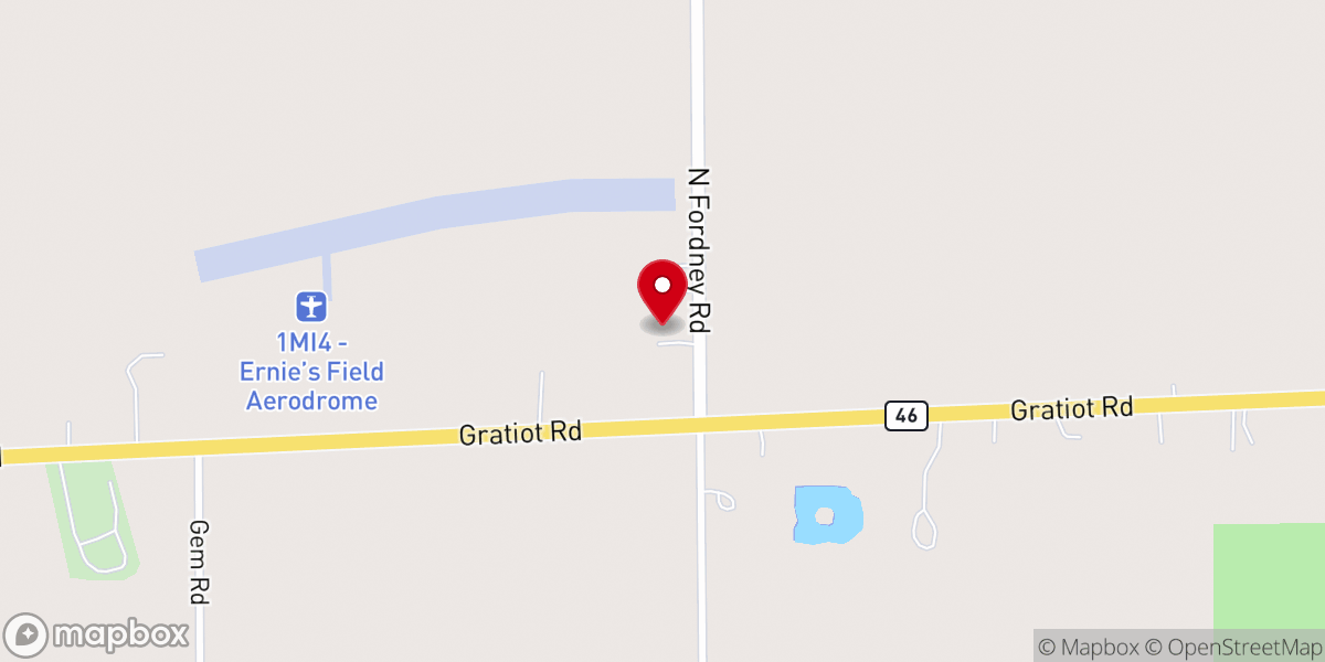 Map showing location of The Well Community Church Hemlock