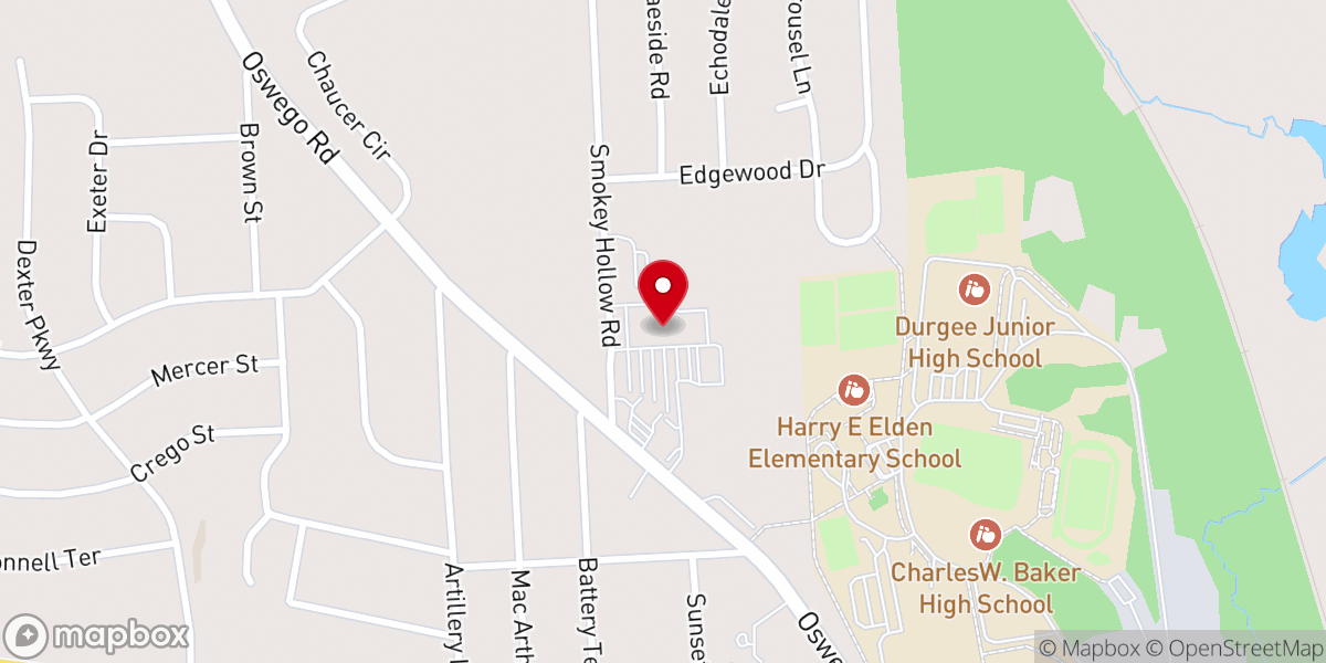 Map showing location of New Heart Ministries