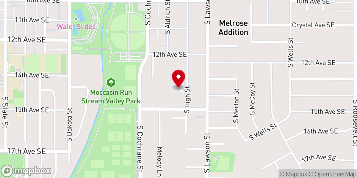 Map showing location of Bethesda Home of Aberdeen