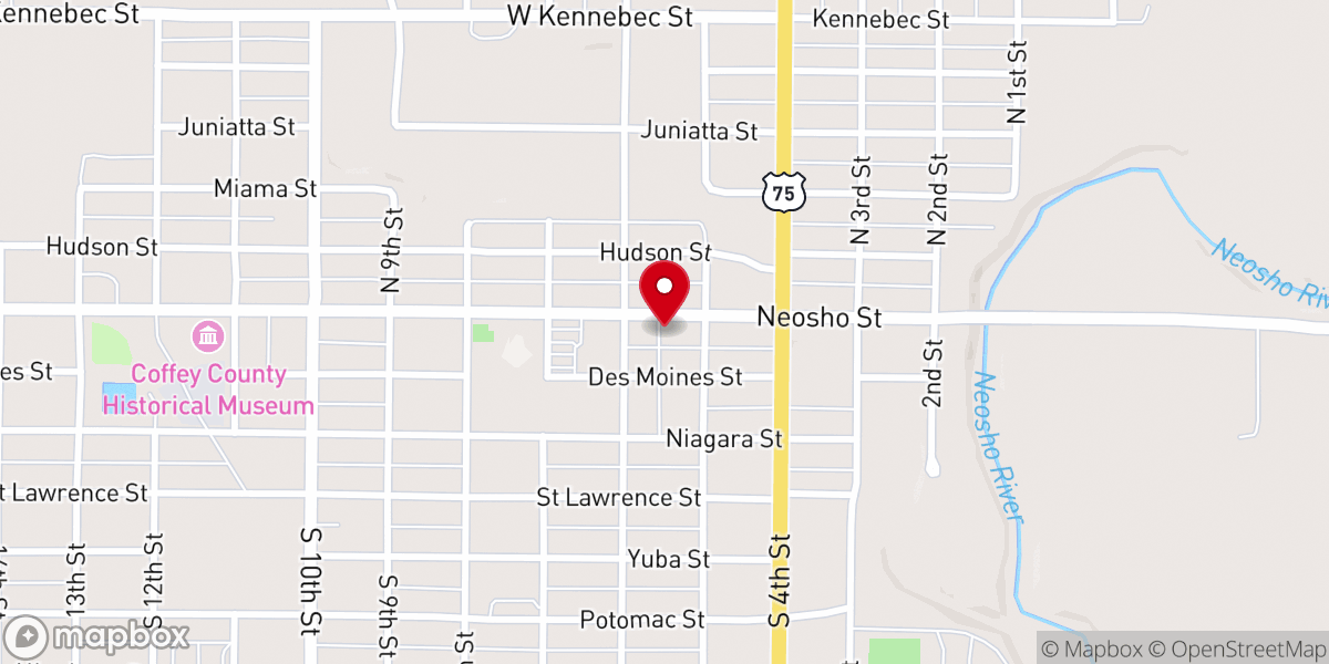 Map showing location of God's Storehouse