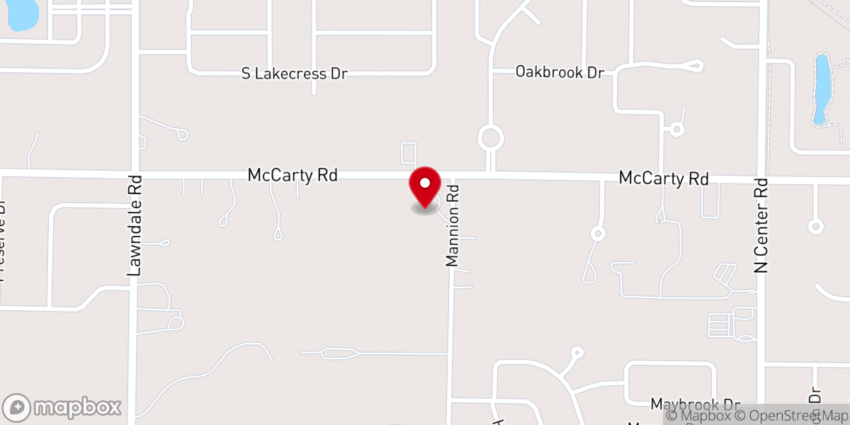 Map showing location of Greater Dimensions Church