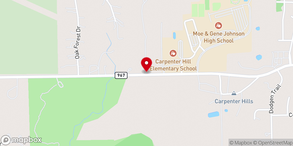 Map showing location of Grace Community Fellowship Hays