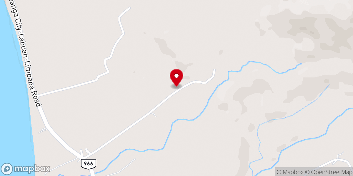 Map showing location of Busugan Community Evangelical Church