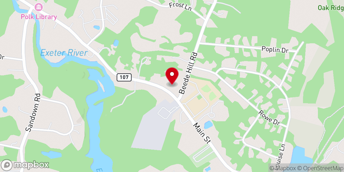 Map showing location of Peoples United Methodist Church