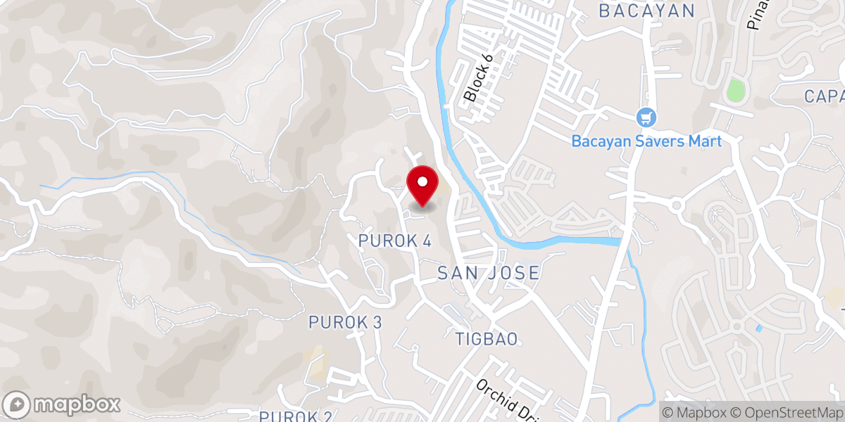 Map showing location of Church of Mary Coredemptrix