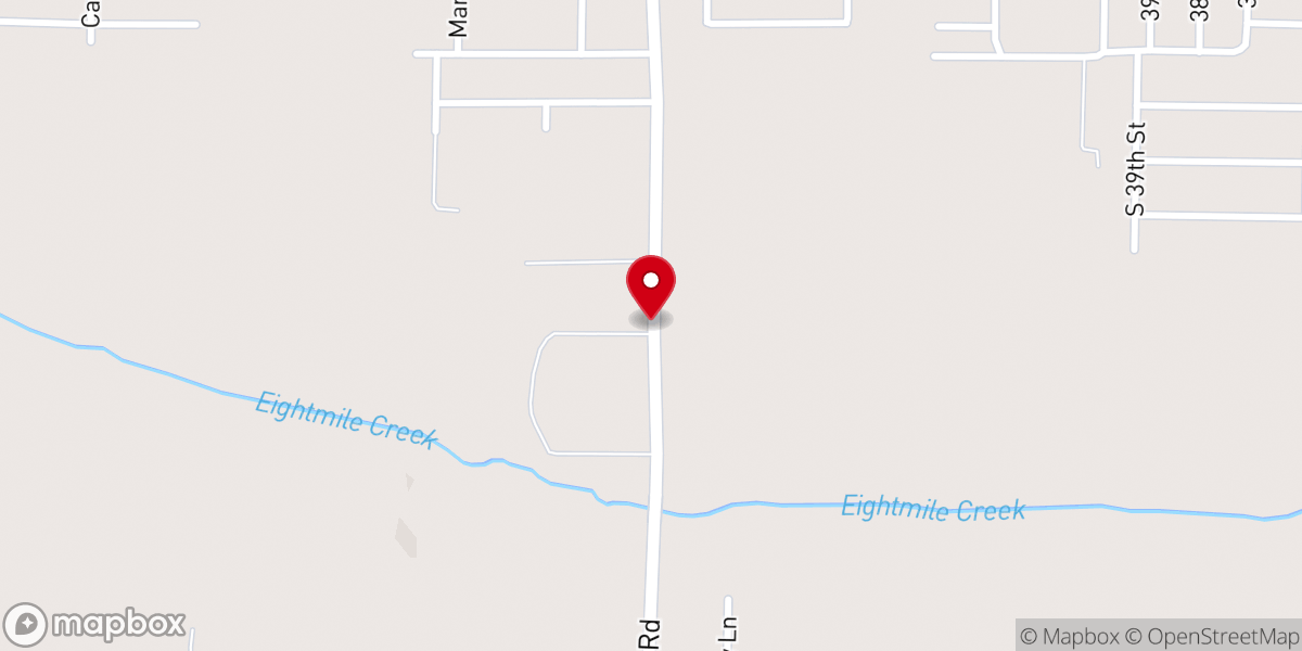 Map showing location of Faith Fellowship Community Church