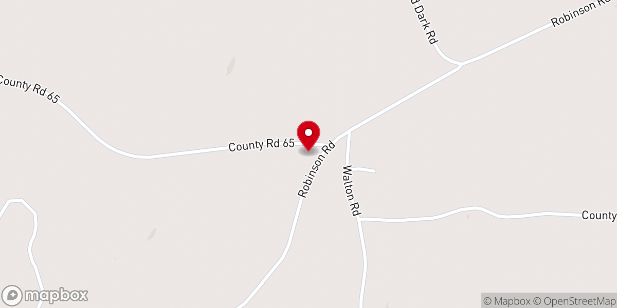 Map showing location of Alex City Apostolic Church