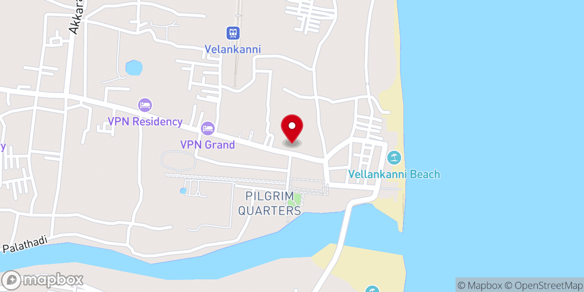 Map showing location of Naduthitu Church