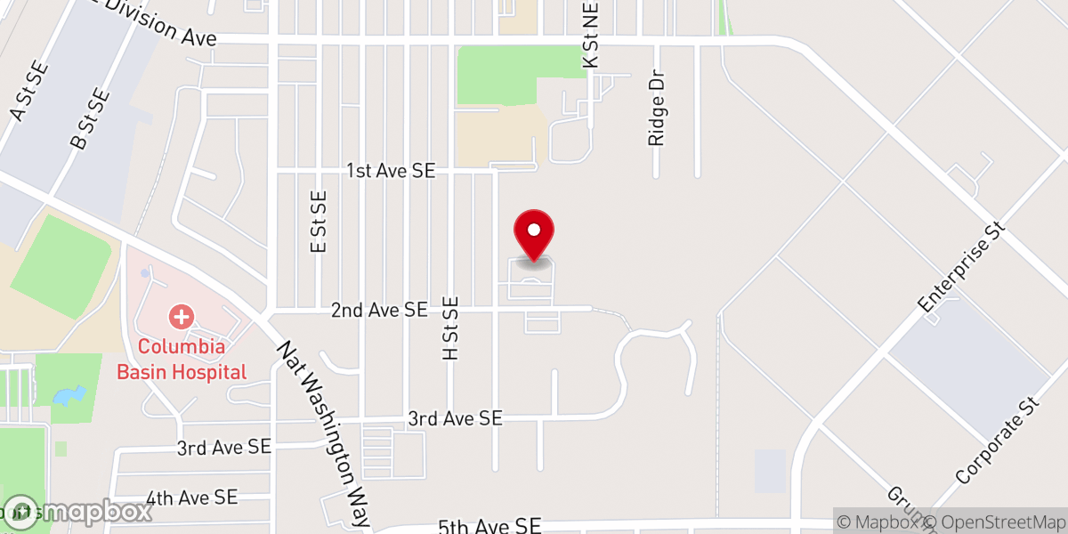 Map showing location of Our Redeemer Presbyterian Church of Ephrata