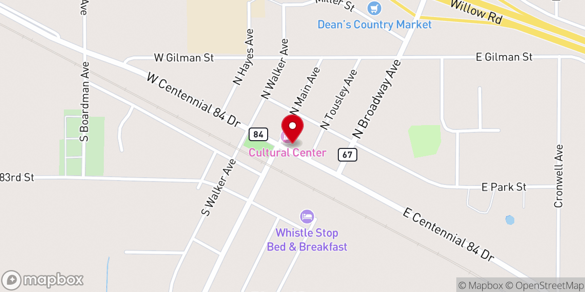 Map showing location of New York Mills Dispatch