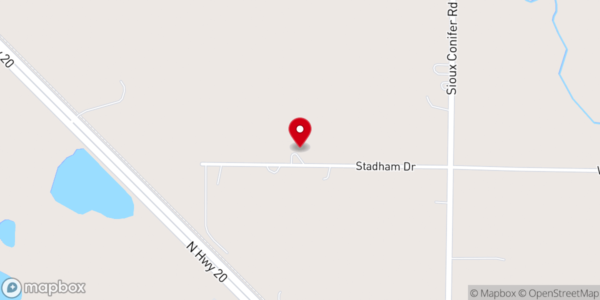 Map showing location of Florence United Methodist Church