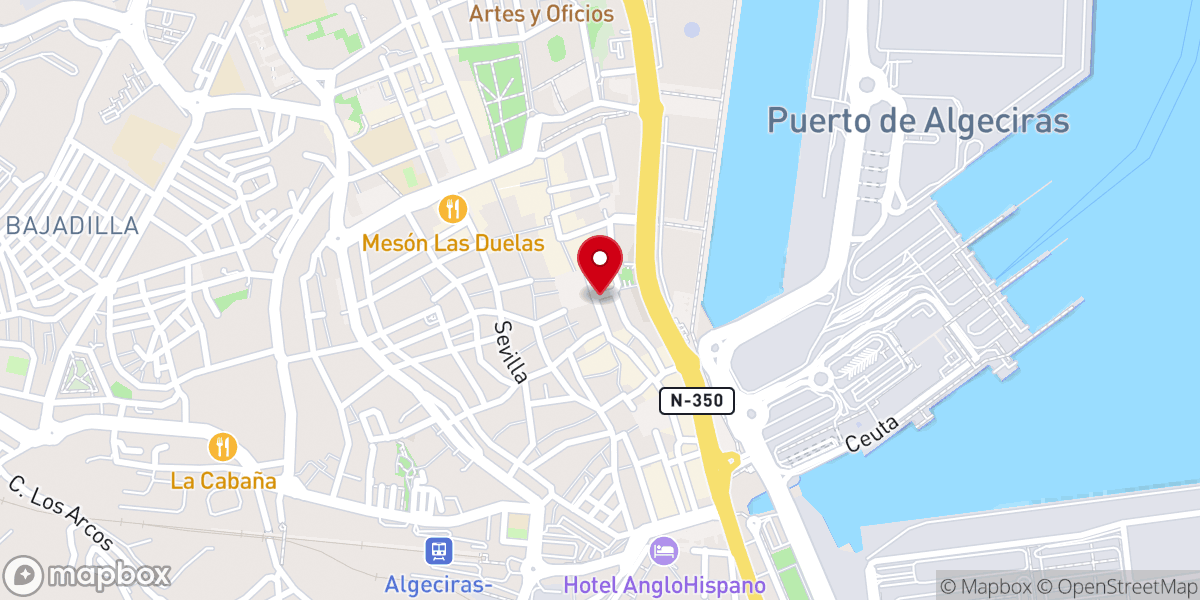 Map showing location of Capilla Europa