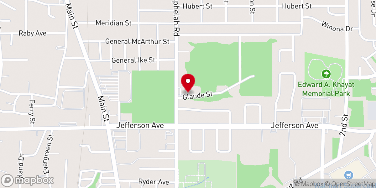 Map showing location of Restoration Cogic