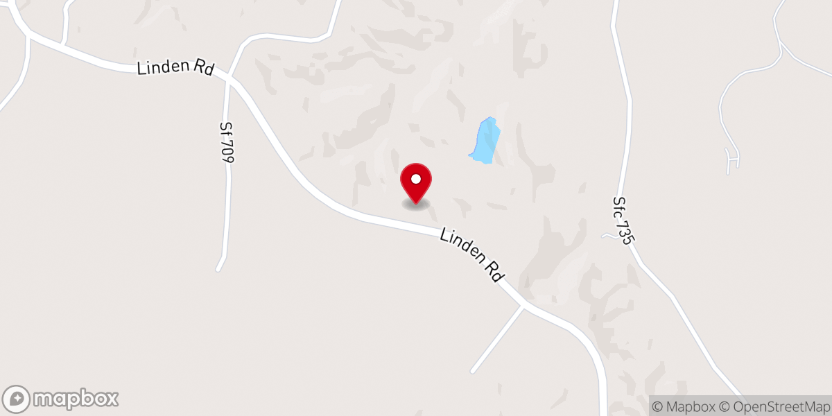 Map showing location of Faith Baptist Church