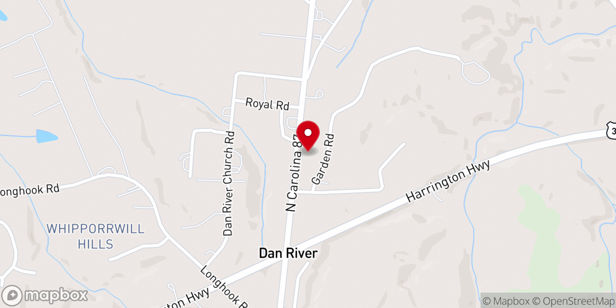 Map showing location of Saint Marys by the Highway Episcopal Church