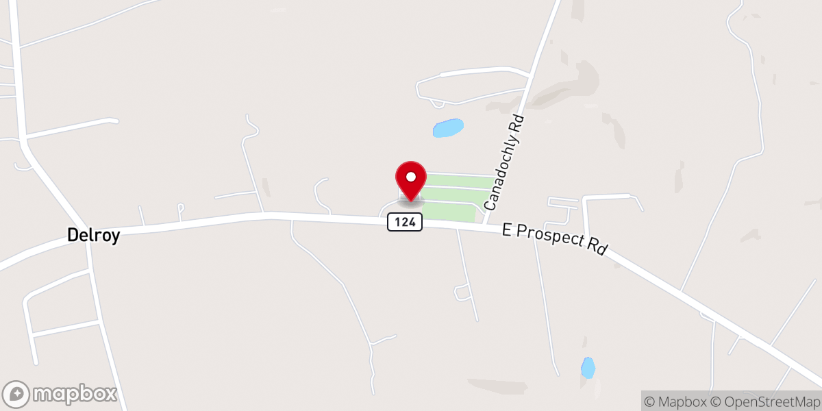 Map showing location of Canadochly Evangelical & Reformed
