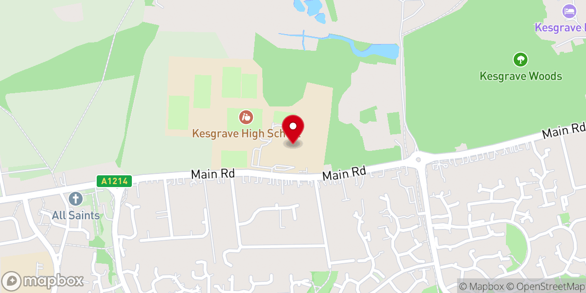 Map showing location of Fields Church