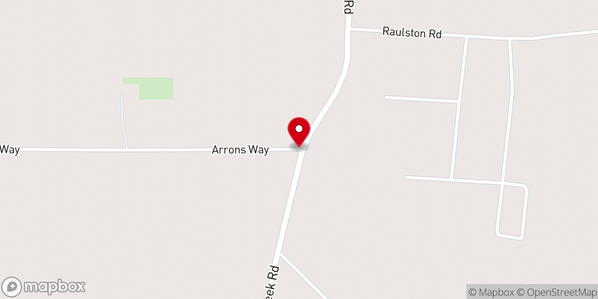 Map showing location of St James Baptist Church
