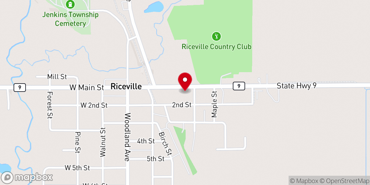Map showing location of Immaculate Conception Church