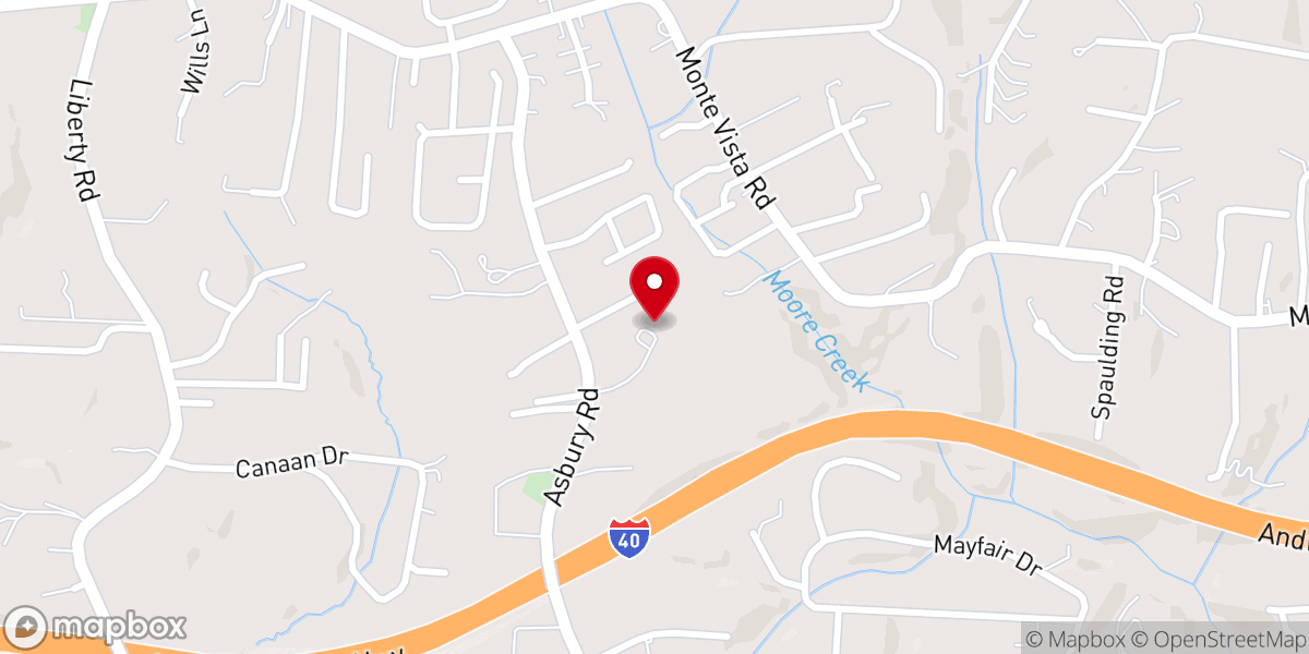 Map showing location of St. Joan of Arc Roman Catholic Church