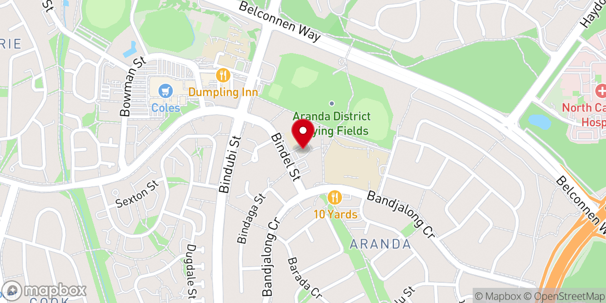 Map showing location of St Vincent de Paul Catholic Church