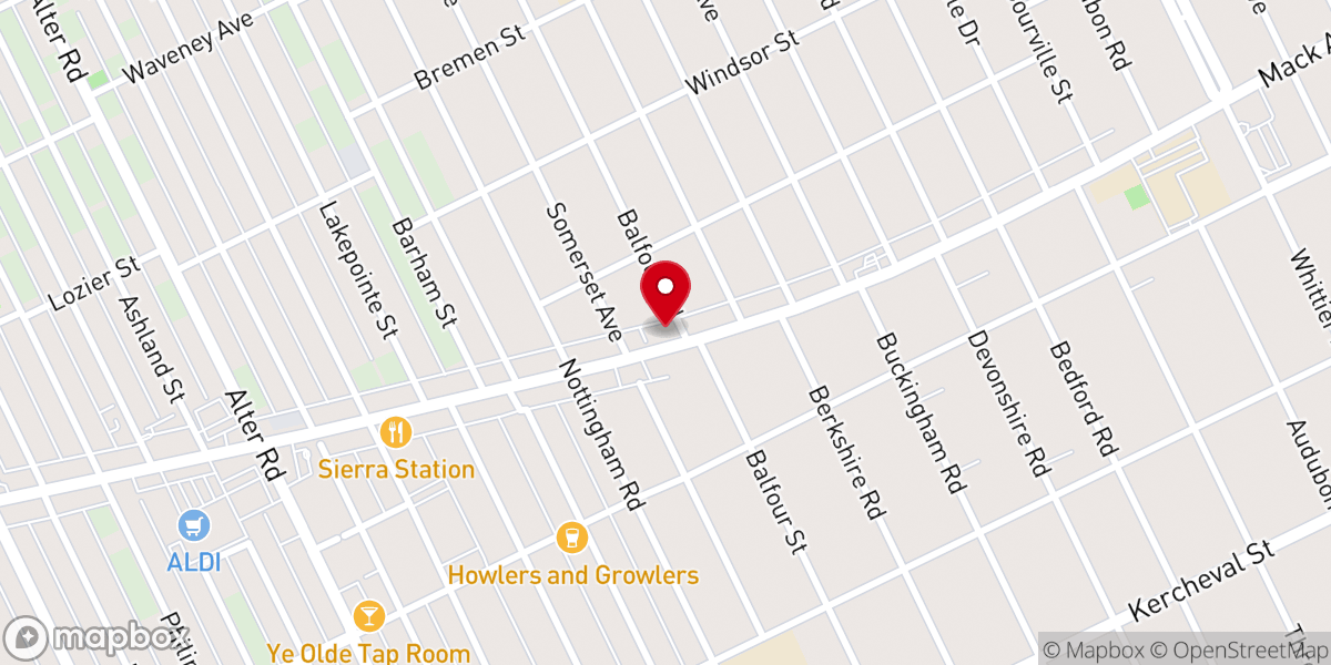 Map showing location of Spirit of Love Church