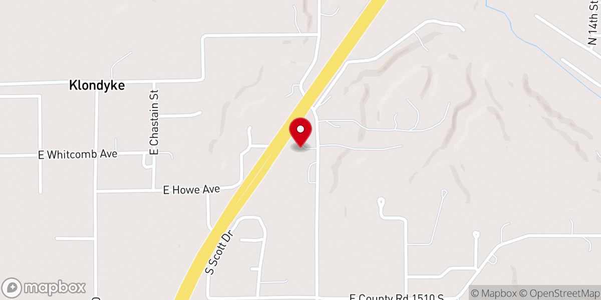 Map showing location of Wayside United Methodist Church