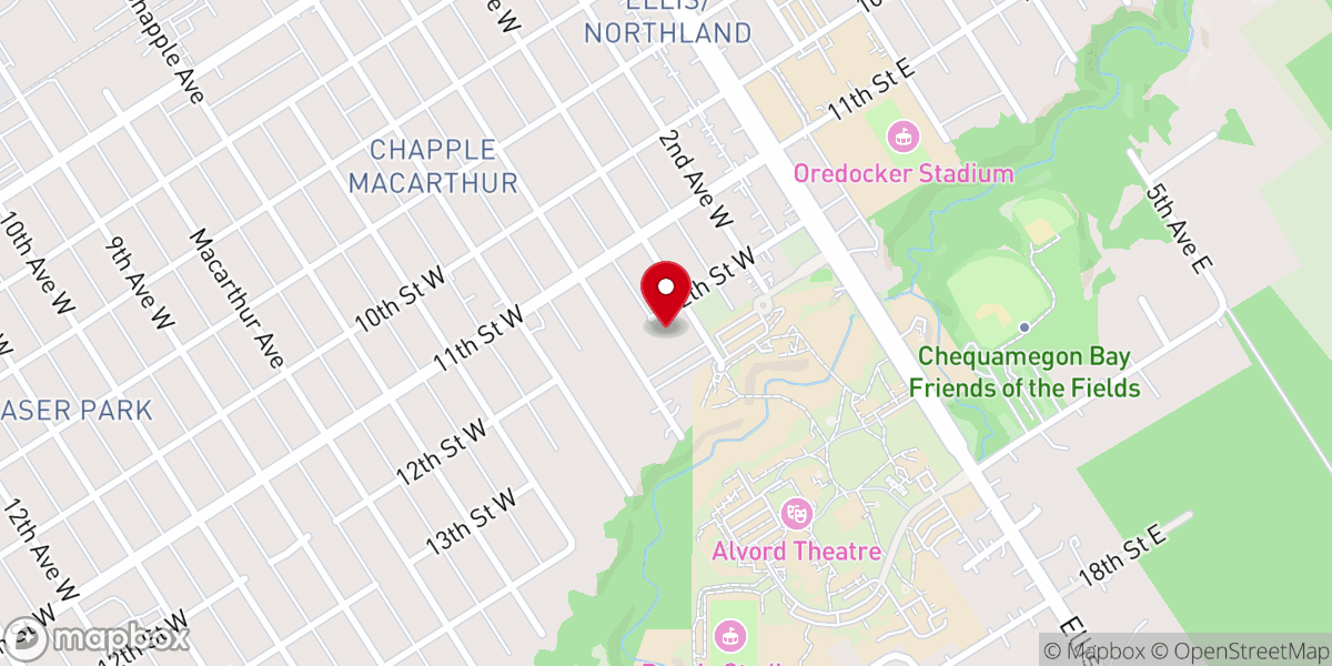 Map showing location of Good Shepherd Lutheran Church