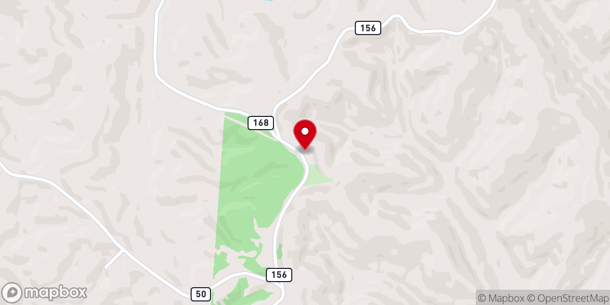 Map showing location of Victory Church