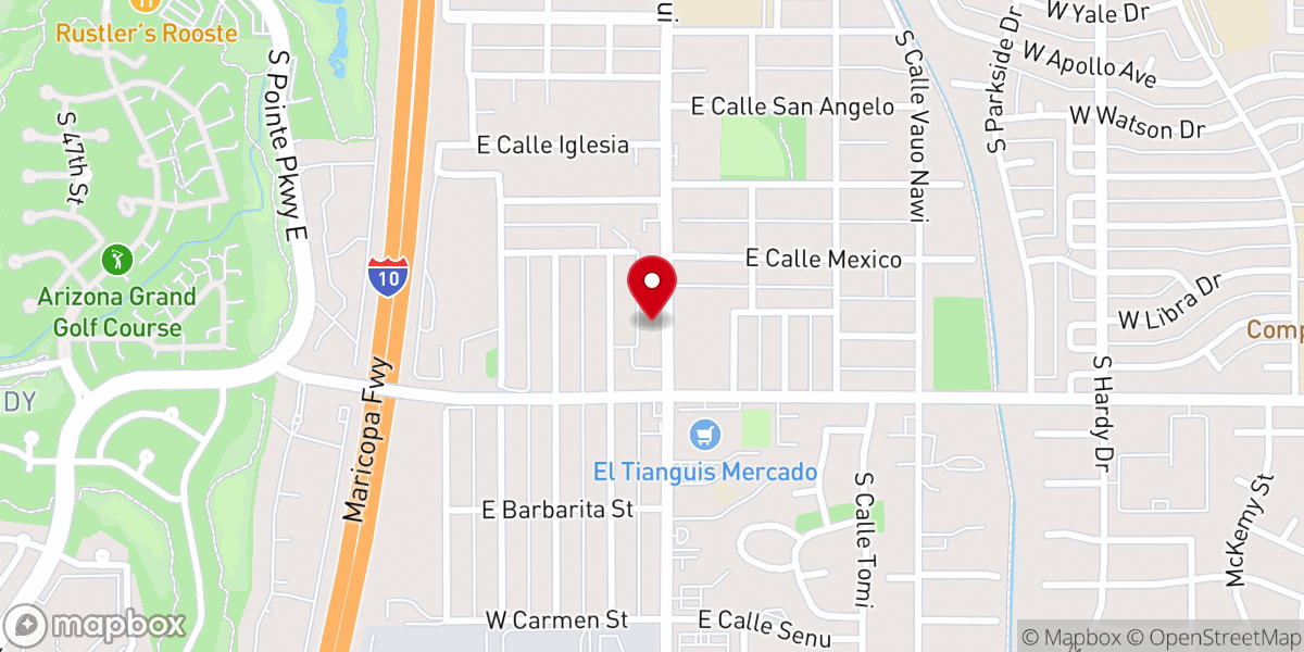 Map showing location of Ascend Church Guadalupe Assemblies of God