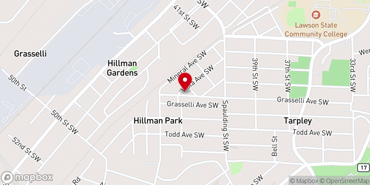 Map showing location of St James Independent Methodist Church